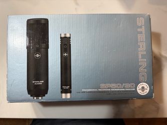 Sterling Audio SP 50/30 mic set with box and case