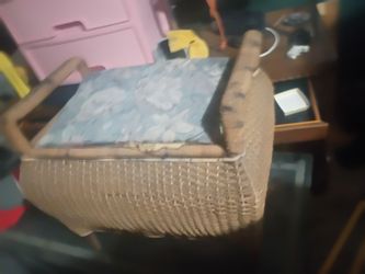 Footstool with storage inside