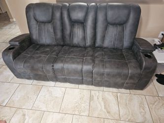 Cowboy transformer Reclining Couch and Love Seat