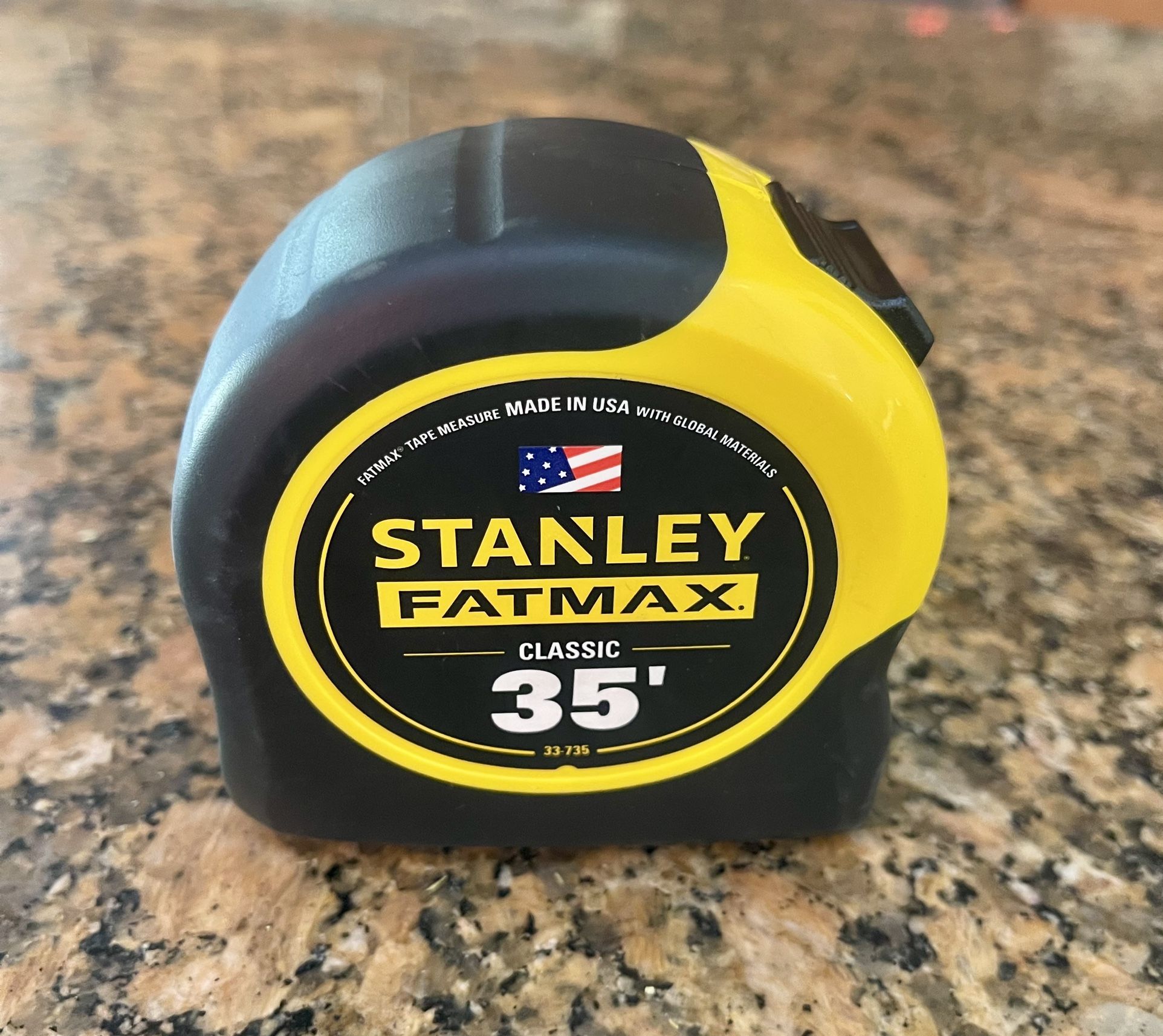 Stanley FatMax Classic 35-Foot Tape Measure – Model 33-735 – Made in USA – Heavy Duty Contractor Tool