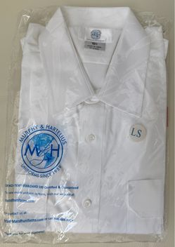 Murphy & Hartelius White Uniform Dress Shirt