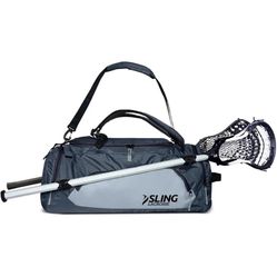 Sling Lacrosse Bag Hybrid 3.0 - Backpack or Duffel Bag Holds 2 Sticks