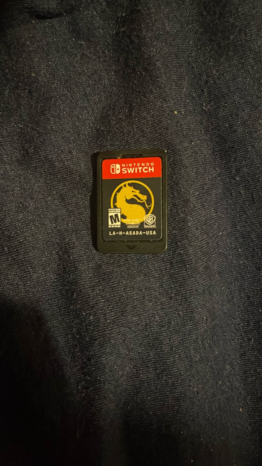 Mk11 Nintendo Switch game Card