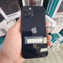 Apple iPhone 14 128GB in Black (Factory Unlocked/Desbloquiado)