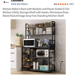 5-Tier Kitchen Utility Storage Shelf