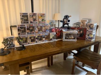 Funko Pop Lot, One Piece Manga, AOT  and OP statues