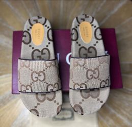 Gucci Slides Brand New With Original Box