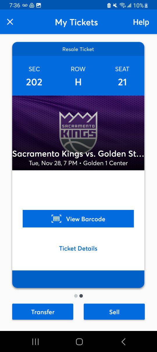 2 Kings Vs Warriors Tickets 
