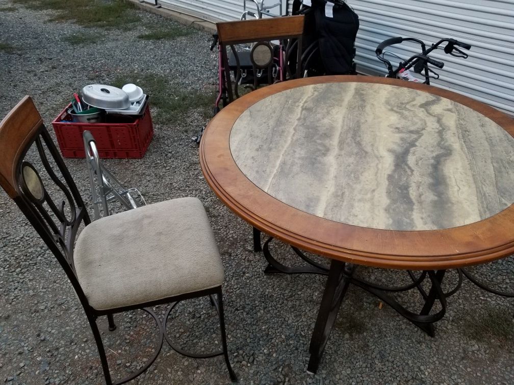 Hardwood Table and chairs