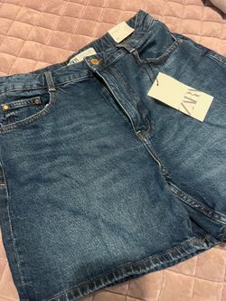 Zara mom shorts