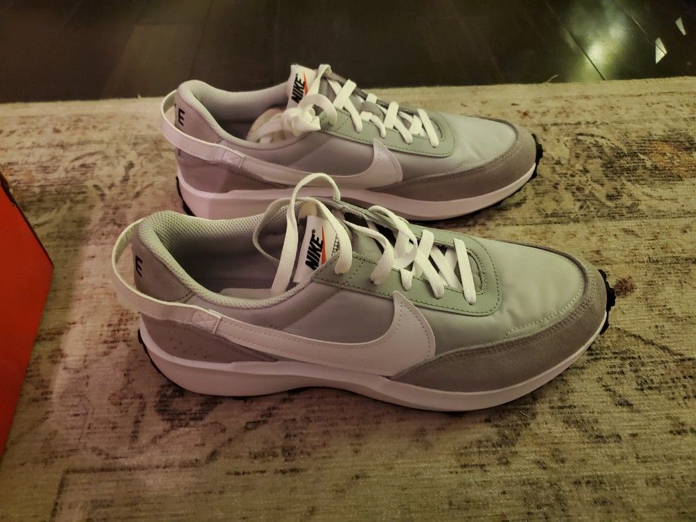 Nike Mens Grey Fog Waffle Debut Athletic Shoes Size 10.5 DH9522-003