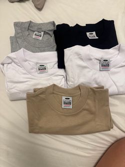 Pro Club Heavy Weight T-Shirts Size Large – 5 Pack Brand New