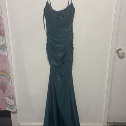 Green Dress From Macy Medium 