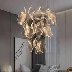 Brand New Luxury Dimmable Chandelier 24 Lights Silver
