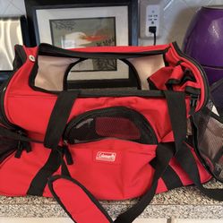 Dog flight bag approved Coleman brand