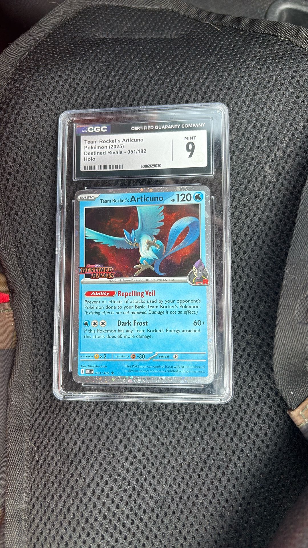Team Rocket Articuno Graded 9 Holo