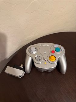 Nintendo Gamecube Wavebird Wireless Controller Platinum DOL-004 w/ Receiver OEM