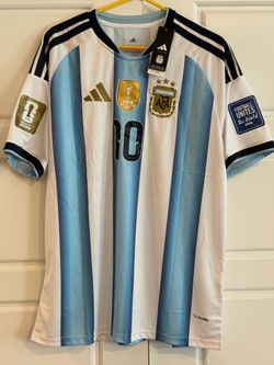 Argentina Messi #10 Home Jersey 2026 World Cup Adidas Men’s XXL New