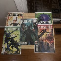 Marvel  Black Panther Comic Book 1 - 5 