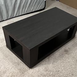 Coffee Table With Lower Shelf 