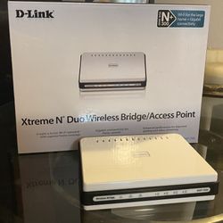 New D-Link Xtreme N Duo Wireless Bridge / Access Point