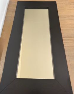 Large Brown Mirror - Wall Mount