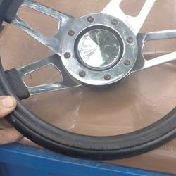 13 Inch Steering Wheel Custom Complete