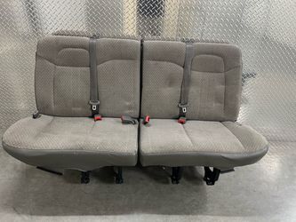 Seats 2008-2026 Chevy Express OEM 12 or 15 passenger van last row complete bench  gray