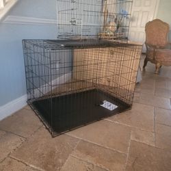 Brand New 42" Xxl Dog Crate  Up To 90 Lbs 2 Doors With Tray $80  Folding Dog Cage Animal Kennel Jaula De Mascota NEW 