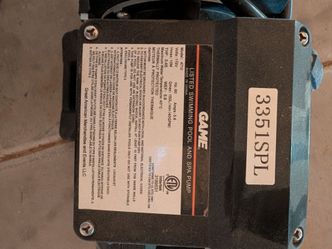 Pool pump/filter
