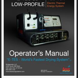 E Tes  SD 120volt Smart Dry Low Profile Drying Machine 