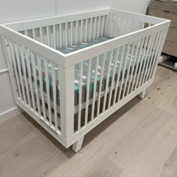 Babyletto Hudson 3-in-1 Convertible Crib + Serta Perfect Slumber dual-sided crib & toddler mattress