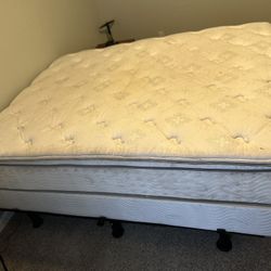 Beautyrest Queen Mattress, Box Spring, & Bed Frame