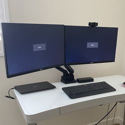 24” Acer Monitors & Eveo Dual Monitor Arm
