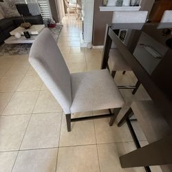 High dining table 6 chair