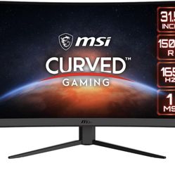 Gaming curved monitor