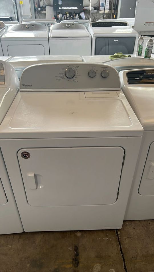 Whirlpool White Dryer with FrontLoad