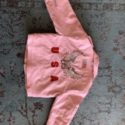 5T kids Pink Leather Jacket USA 