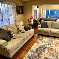 Couch Set - Couch + Loveseat + Pillows