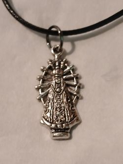 New Virgin Mary silver metal pendant necklace