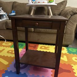 End Table With Drawer
