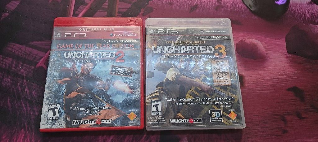 Uncharted 2&3 (PS3) CIB