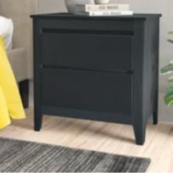 Jasroop 2 Drawer Nightstand x 2