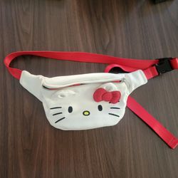 Loungefly Sanrio Hello Kitty Red White Belt Bag Fanny Pack Faux Leather