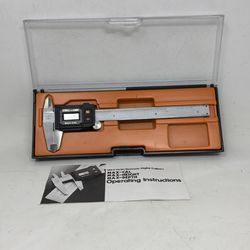 FOWLER & NSK Max-Cal 6" digital caliper works great in case New Batteries Manuel