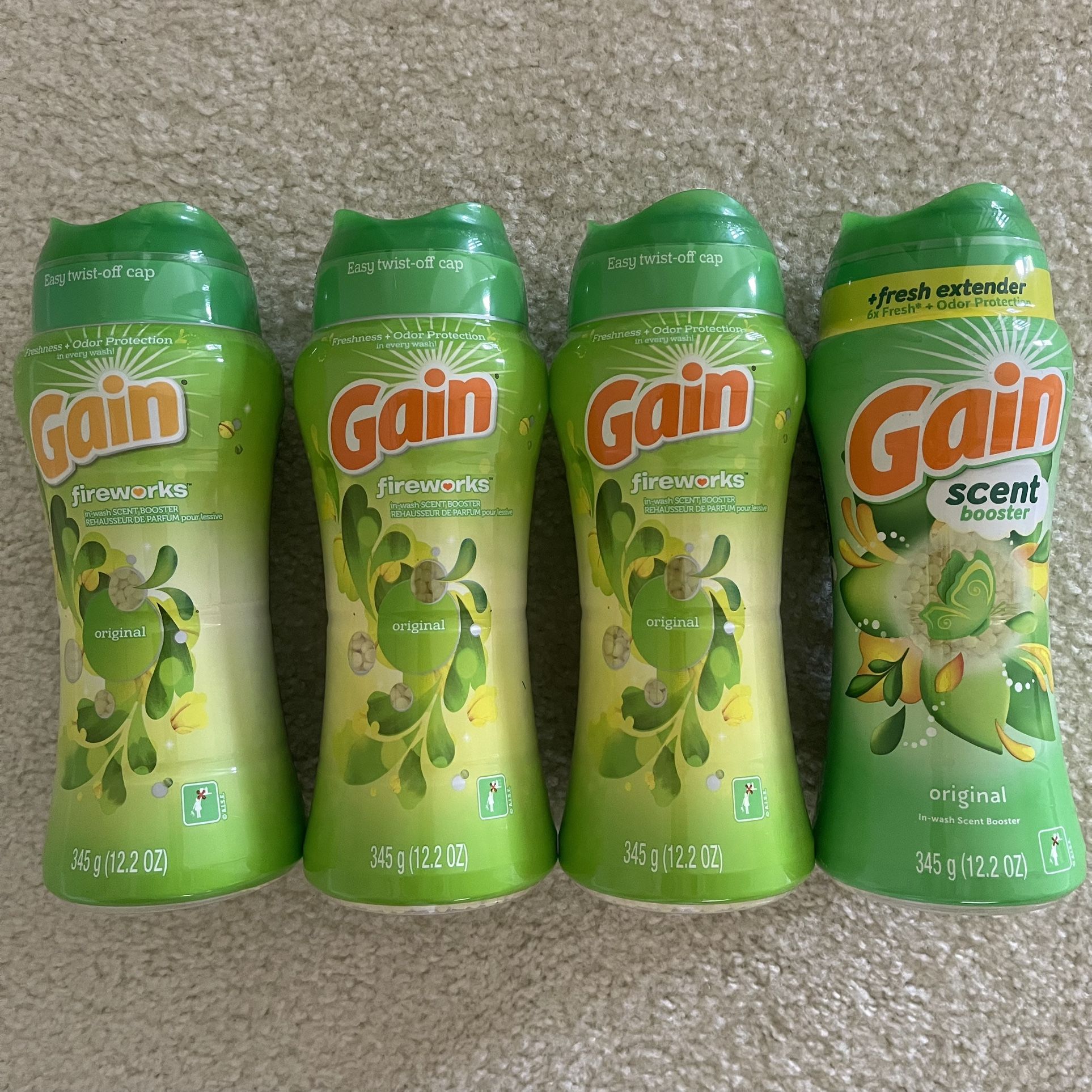 Gain In-Wash Scent Booster Beads 12.2 oz , (4) For $35