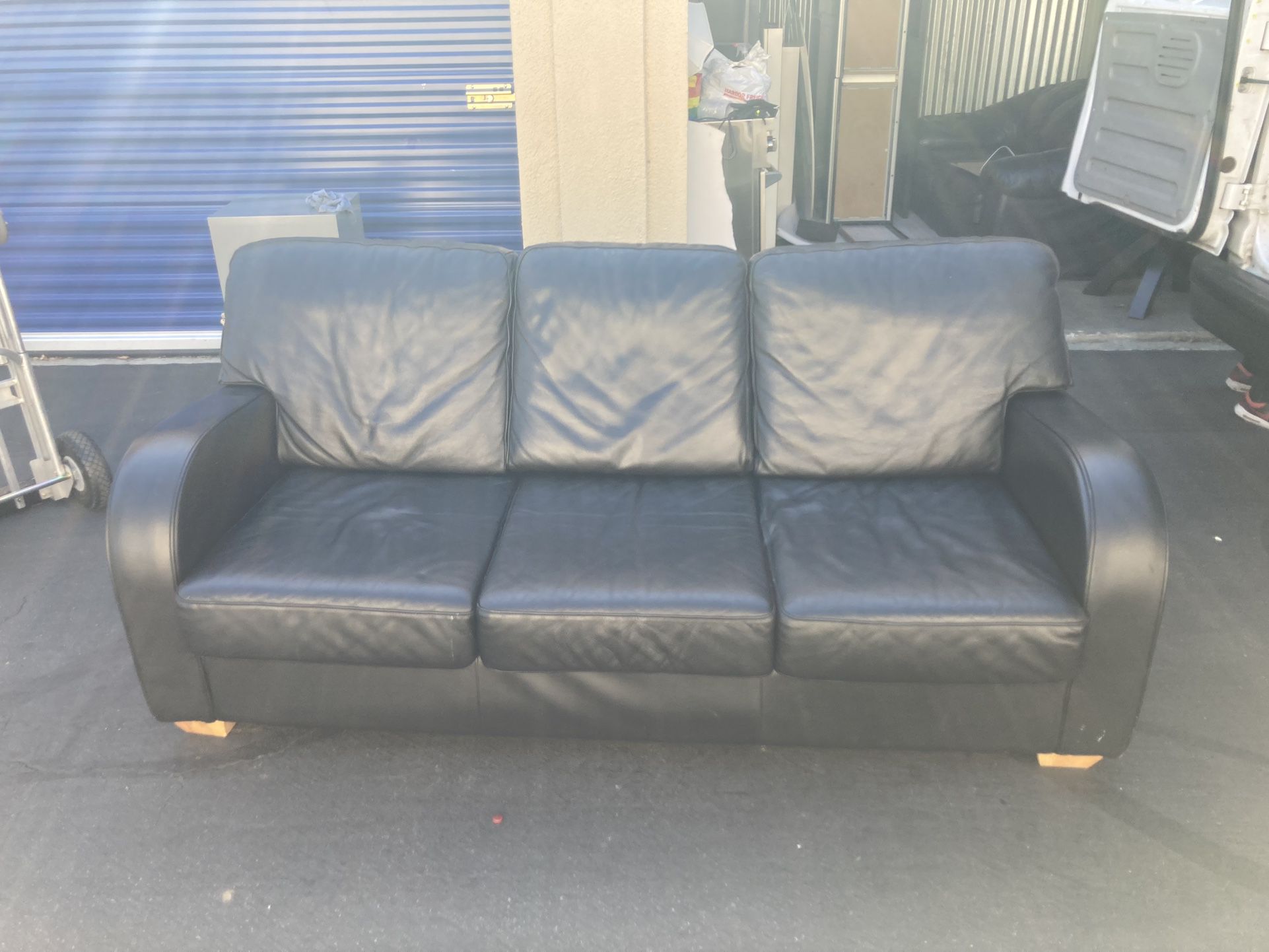 Great Used Leather Couch 