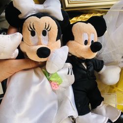 Bride and Groom Minnie and Mickey