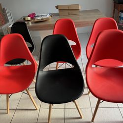 Bundle of 6 chairs like new