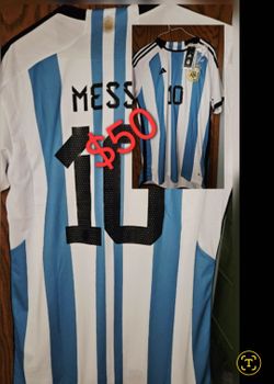 Lionel Messi number 10 Argentina Jersey Large adidas